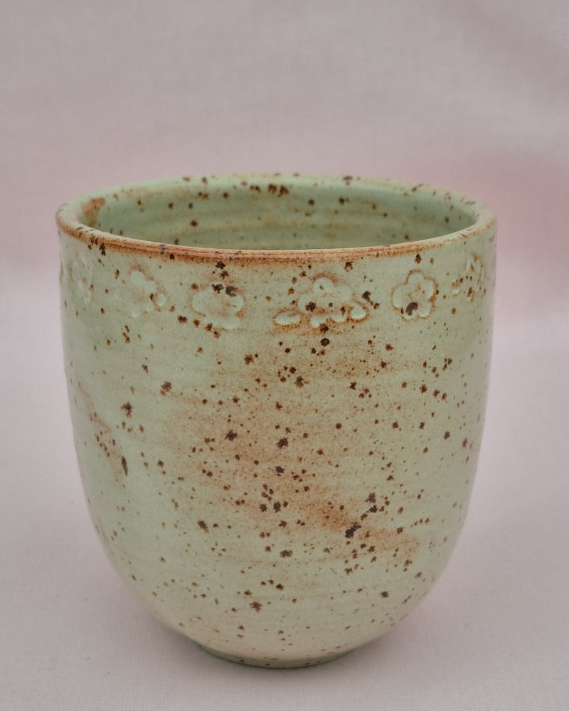 Image of Tasse à thé pyrites & shino