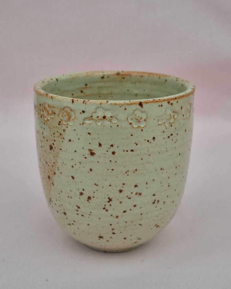 Image of Tasse à thé pyrites & shino