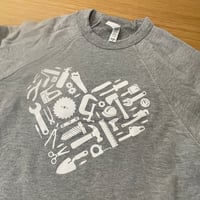 Image 3 of I Heart Tools Crewneck Sweatshirt