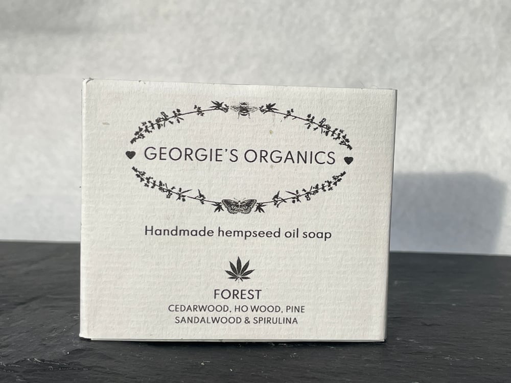 Image of FOREST - Cedar, Pine, Sandalwood, Ho Wood & Spirulina hempseed oil soap