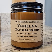 Image 1 of Vanilla & Sandalwood Whipped Tallow Cream