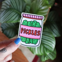 Pickles Jar Sticker