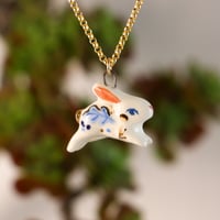 Image 1 of Bounding Winter Bunny Necklace