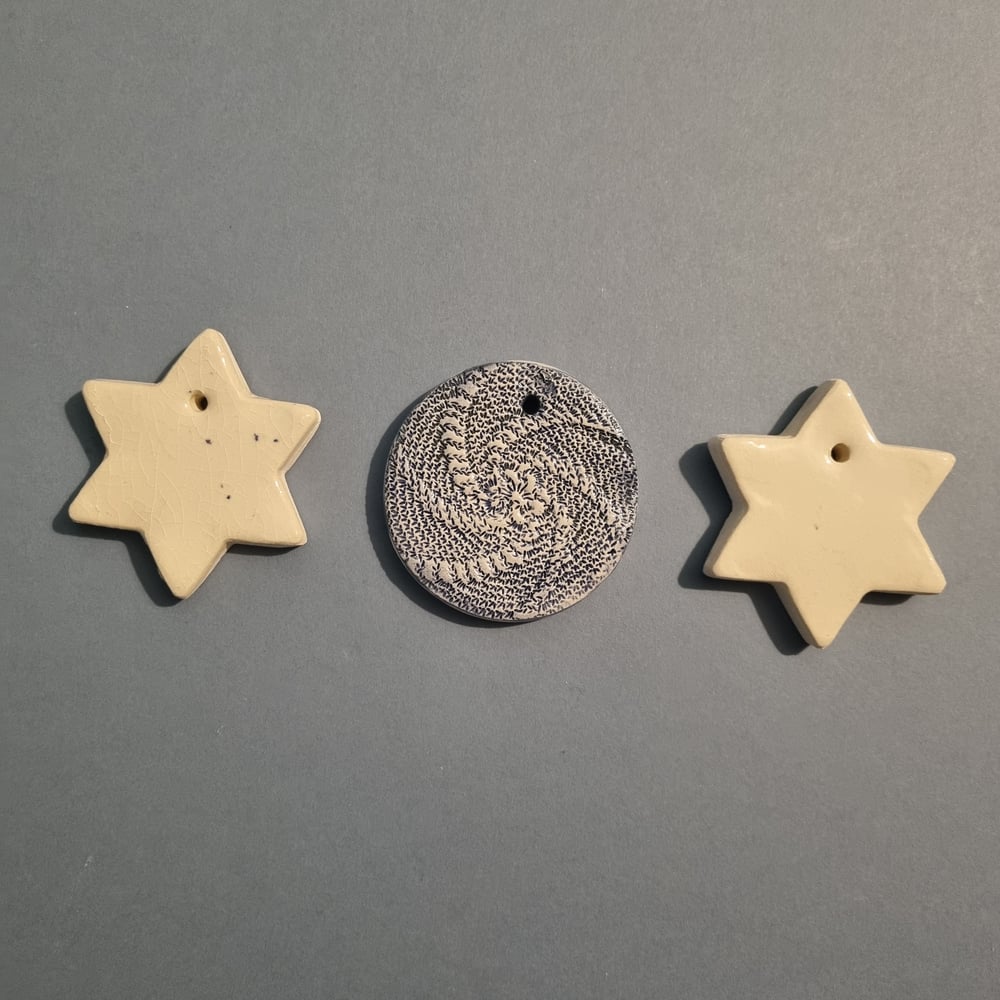 Image of Ceramic Christmas Tree Decorations Bundle