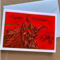 Image 1 of Desert Krampus Holiday Card