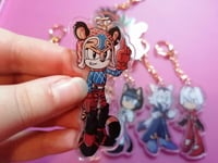 Image 5 of JJBA X Sonic Golden Wind Keyring