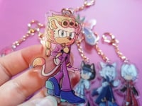 Image 6 of JJBA X Sonic Golden Wind Keyring