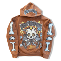 Image 5 of Teddy Bones Lost Souls pull over hoodie