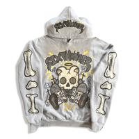 Image 4 of Teddy Bones Lost Souls pull over hoodie