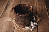 Image 1 of Rustic metal bucket