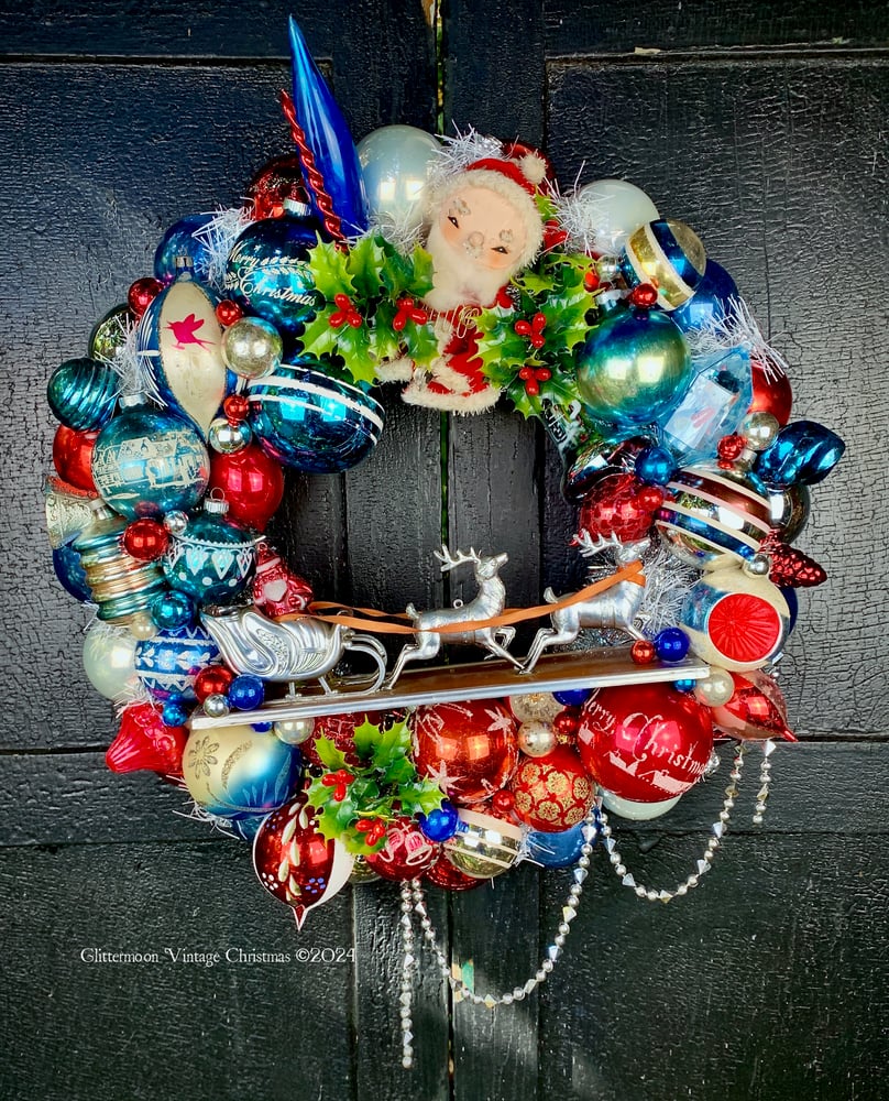 Image of SANTA'S MIDNIGHT RIDE Wreath
