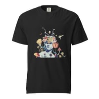 Image 4 of She Dwells in the Garden of Earthy Delights  - Unisex - Garment-dyed Heavyweight T-Shirt