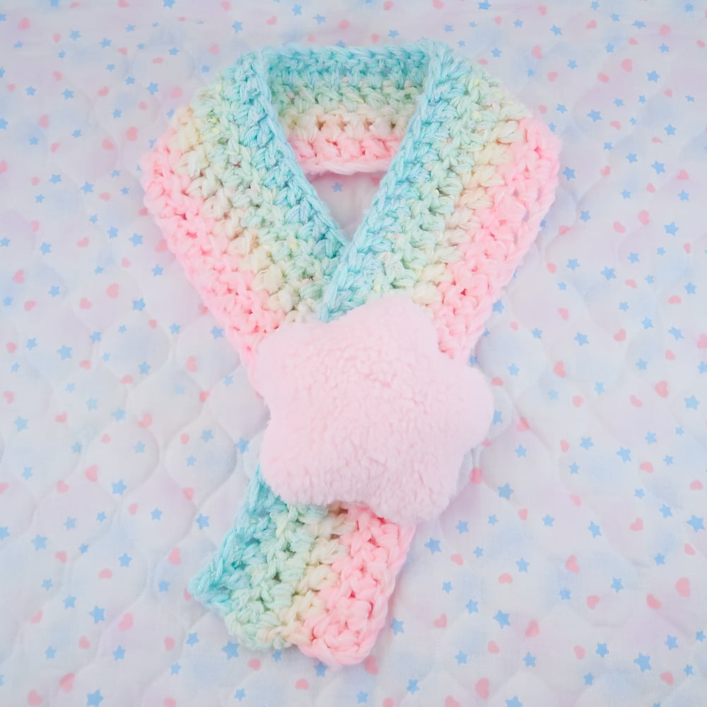 Rainbow Star Scarf: 03