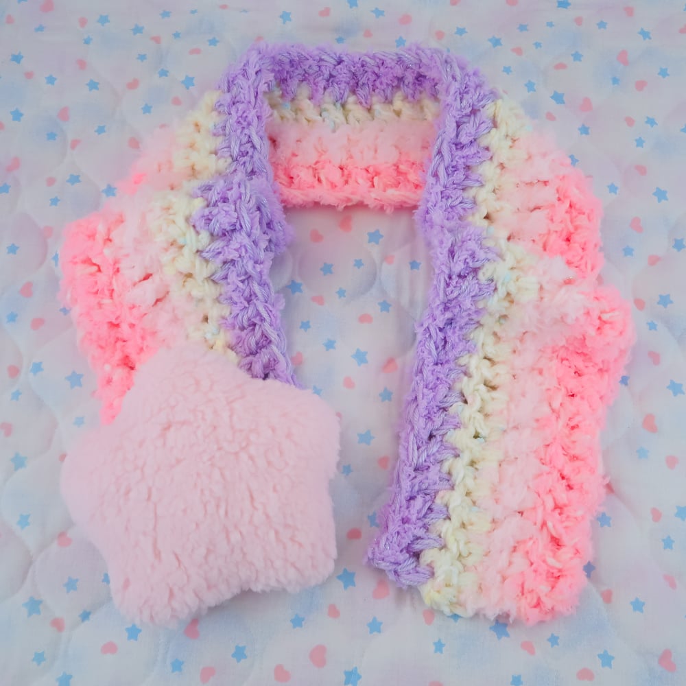 Rainbow Star Scarf: 04