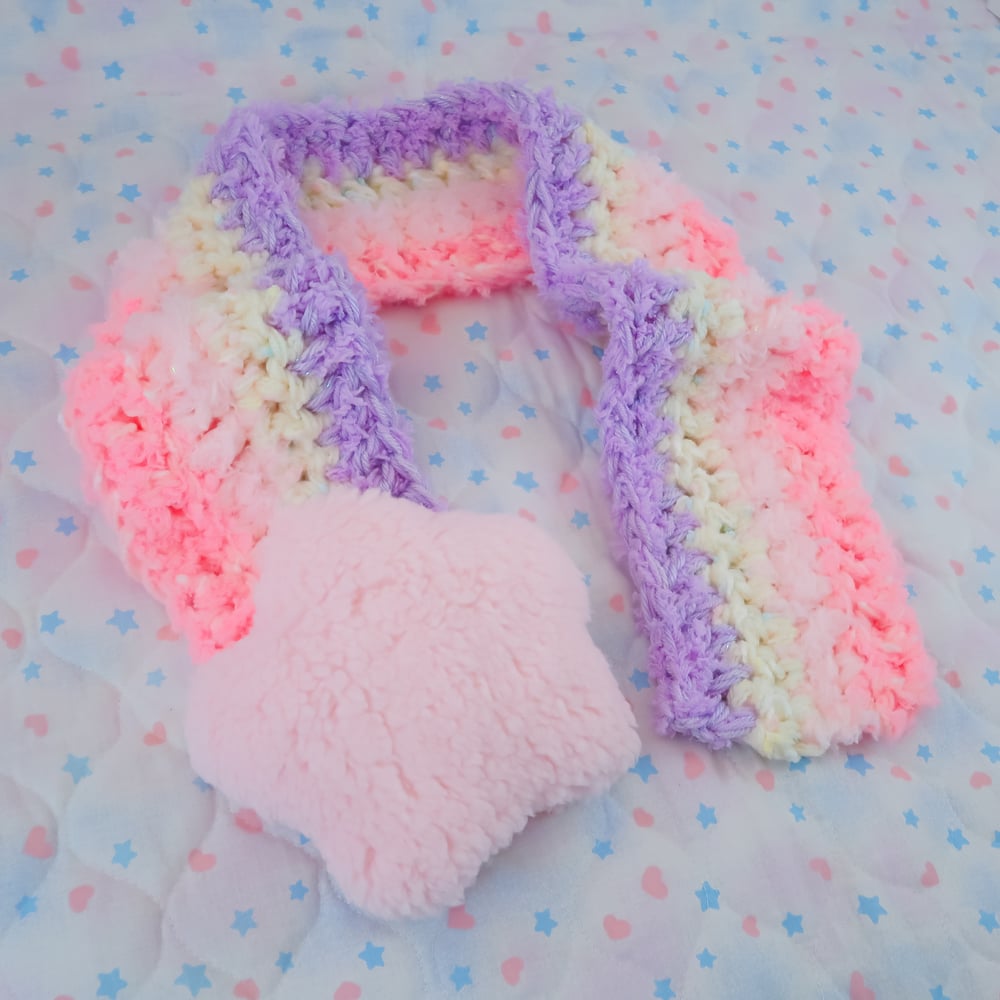 Rainbow Star Scarf: 04