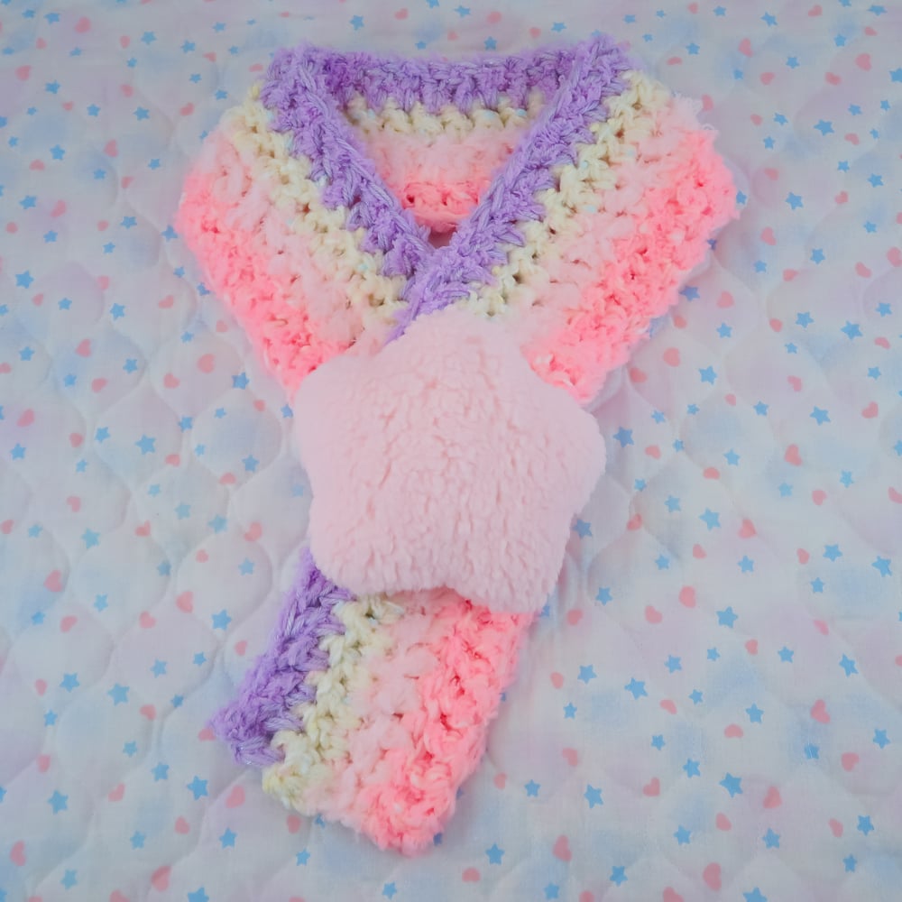 Rainbow Star Scarf: 04