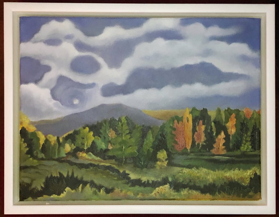 Image of Oil Painting on Canvas by Patti Gibbons FALL, WINDHAM NY