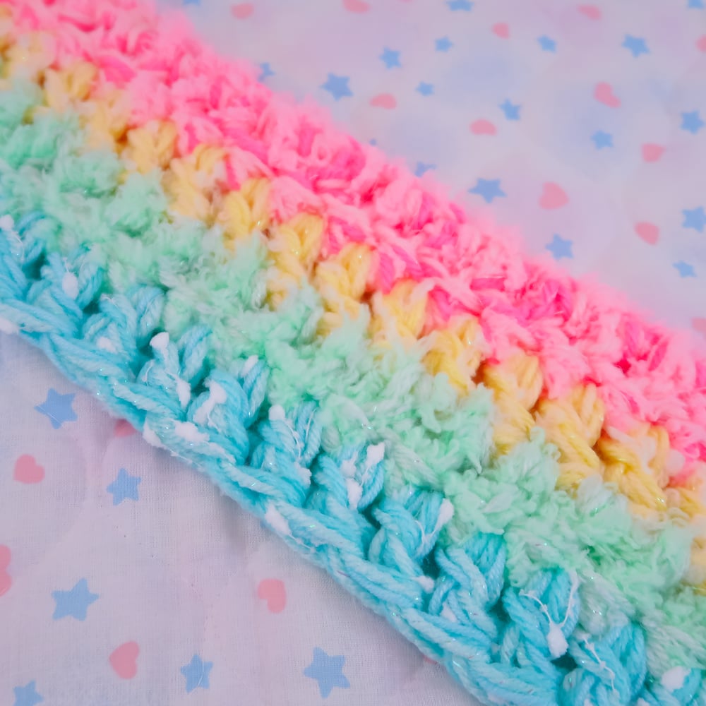 Rainbow Star Scarf: 05