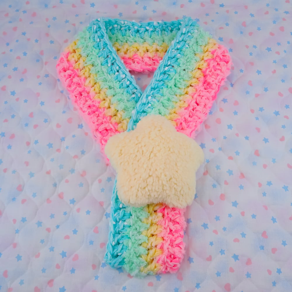 Rainbow Star Scarf: 05