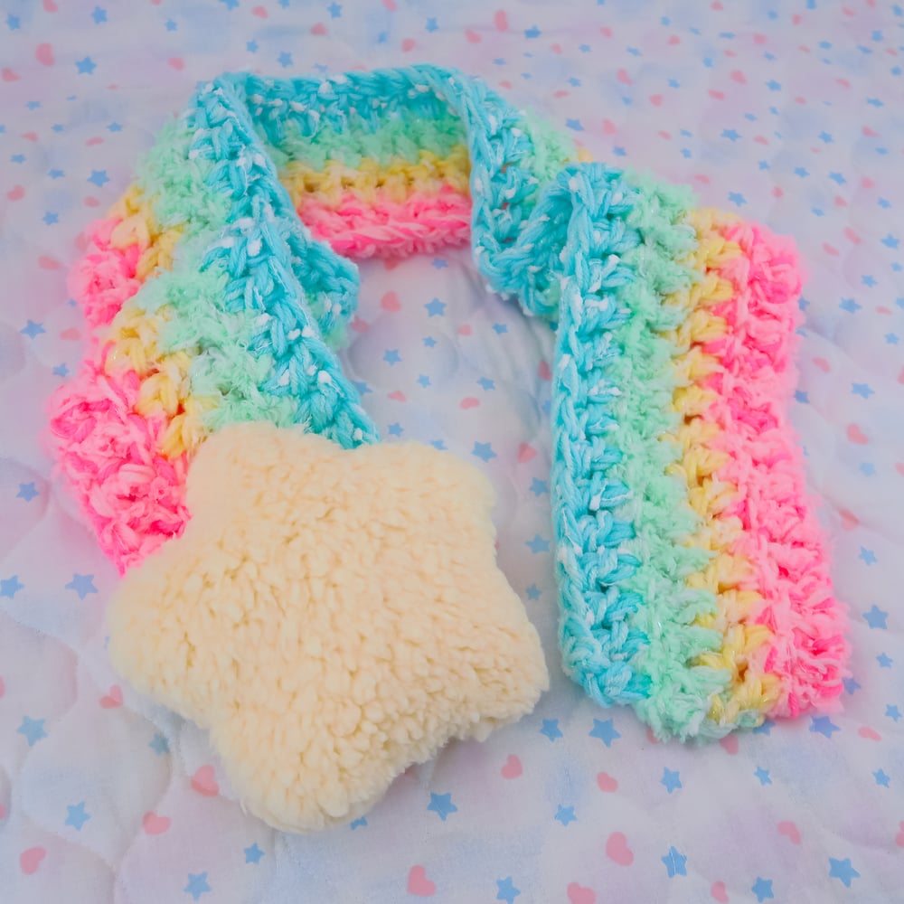 Rainbow Star Scarf: 05