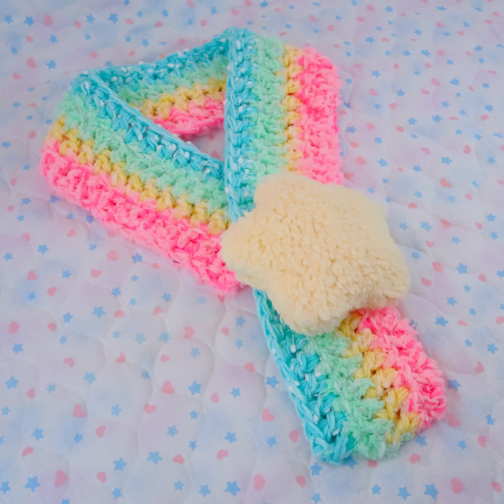 Rainbow Star Scarf: 05