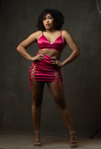 Image 1 of Photoshoot Worn Item: Silk 2-Piece