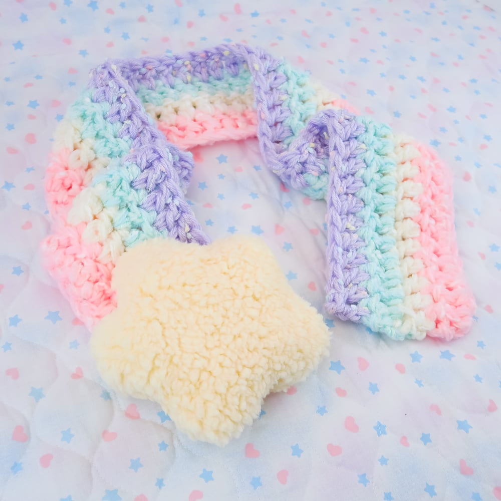 Rainbow Star Scarf: 06