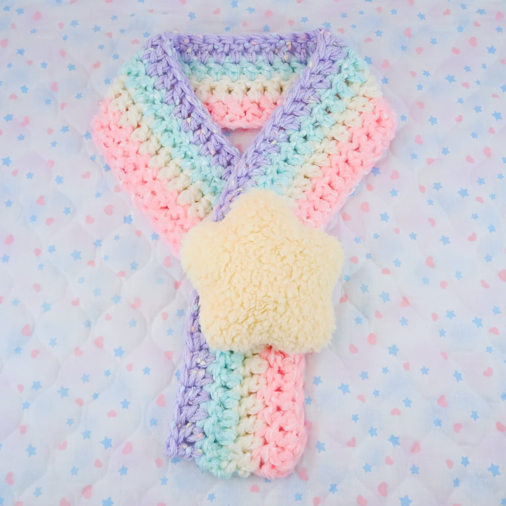 Rainbow Star Scarf: 06