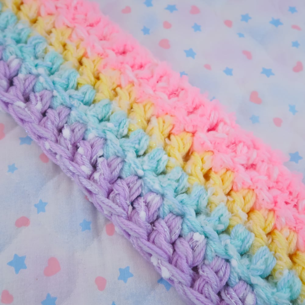 Rainbow Star Scarf: 07