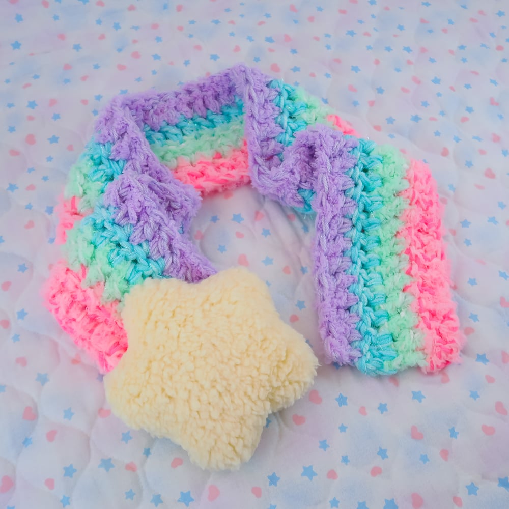 Rainbow Star Scarf: 08