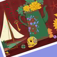 Image of Composition d'objets chinés