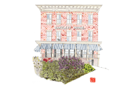 Image 2 of BARTLETT HOUSE - 5x7" Postcard