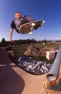 Richard Paez - Alternate Thrasher Cover Photo - Visalia, CA 1999 - 16 X 24 Print