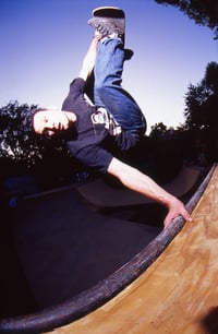 Alan Petersen - Frontside Invert - Denver, CO 2001 - 16 X 24  Print