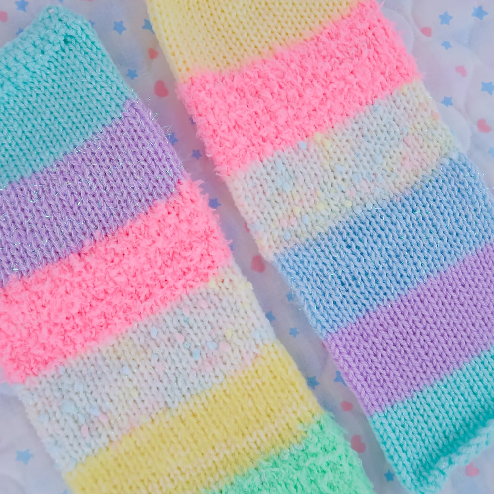 Knit Leg Warmers: 02