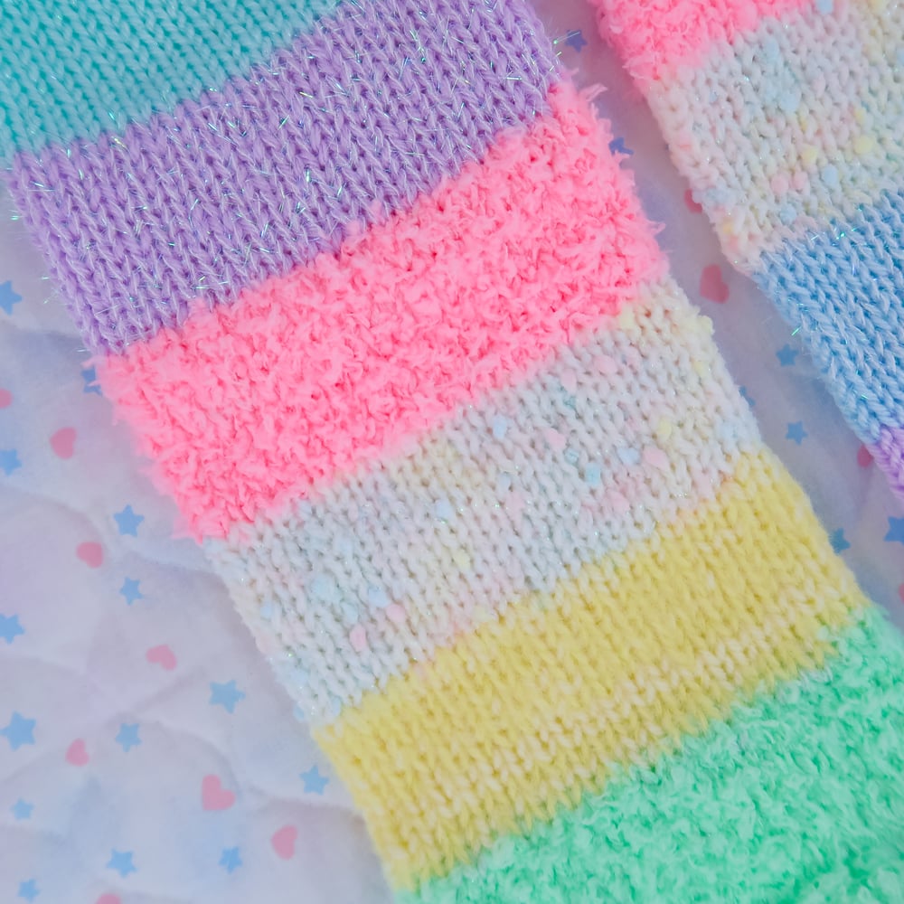 Knit Leg Warmers: 02