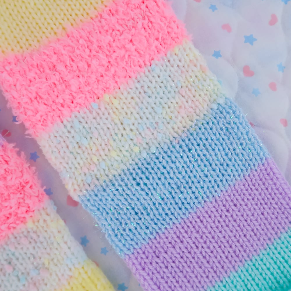 Knit Leg Warmers: 02