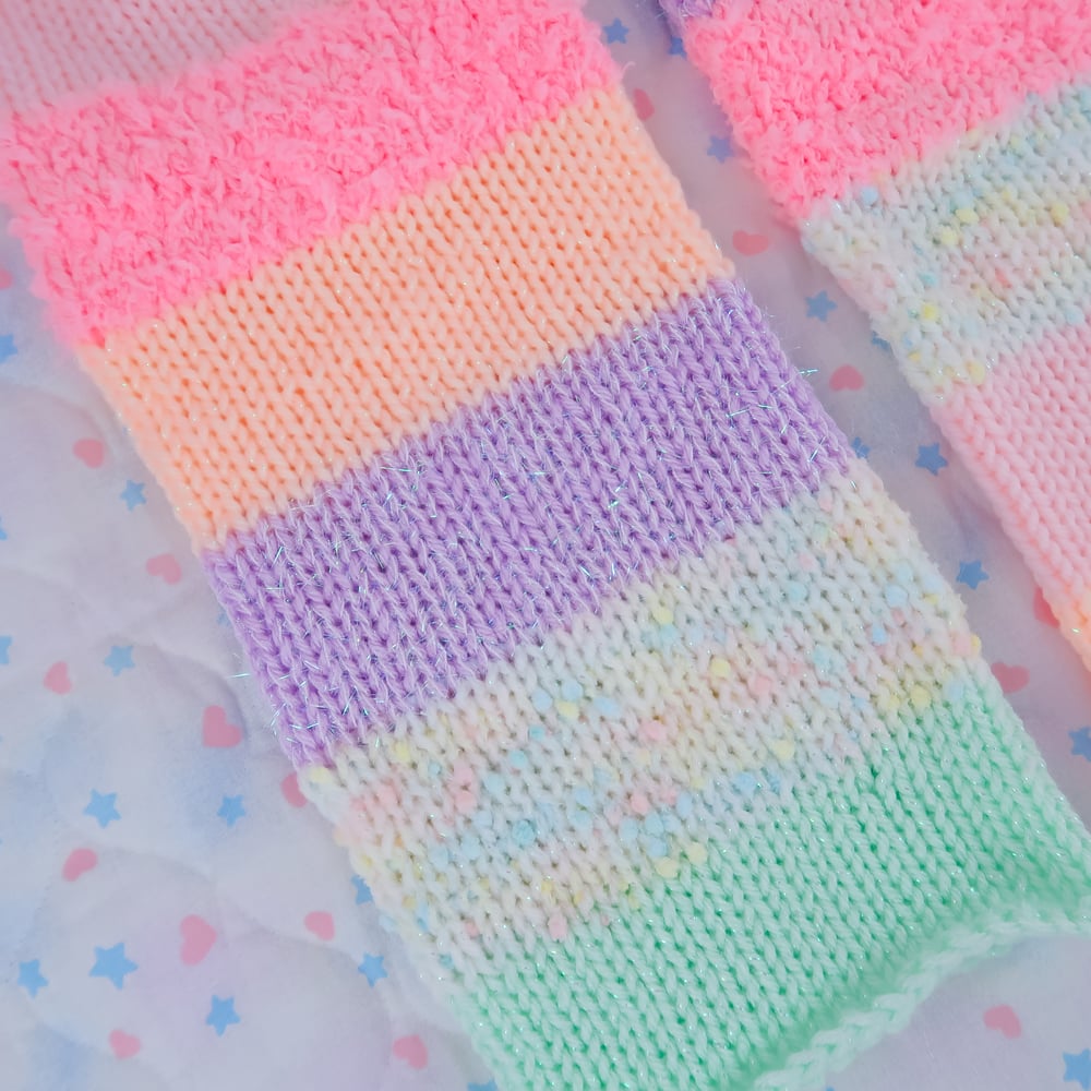 Knit Leg Warmers: 03