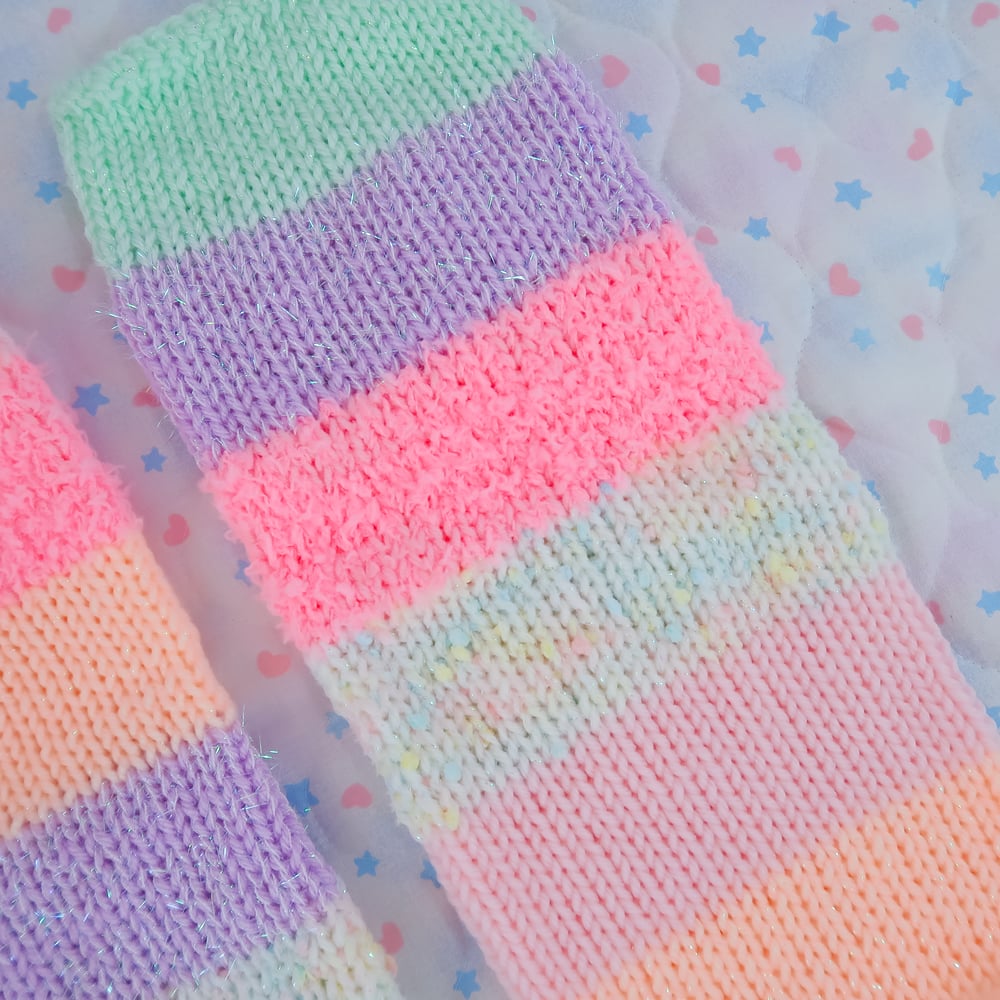 Knit Leg Warmers: 03