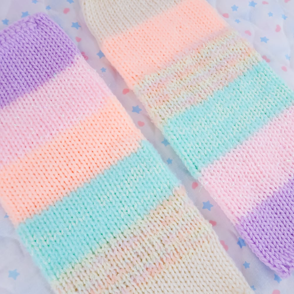 Knit Leg Warmers: 05