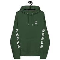 Image 3 of Black Cargo  - Contemporary Urban Art Apparel for the Woke - Mission - Unisex eco raglan hoodie