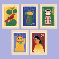 Image of Cartes postales timbres