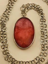 Red Oval Necklace