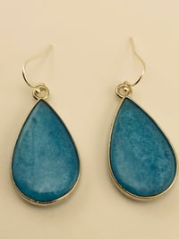 Image 1 of Blue Teardrop Earrings