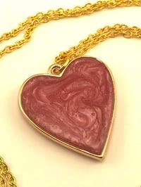 Image 2 of Rosy Heart Necklace