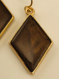 Image 2 of Chocolate Brown Diamond Earrings