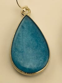 Image 2 of Blue Teardrop Earrings