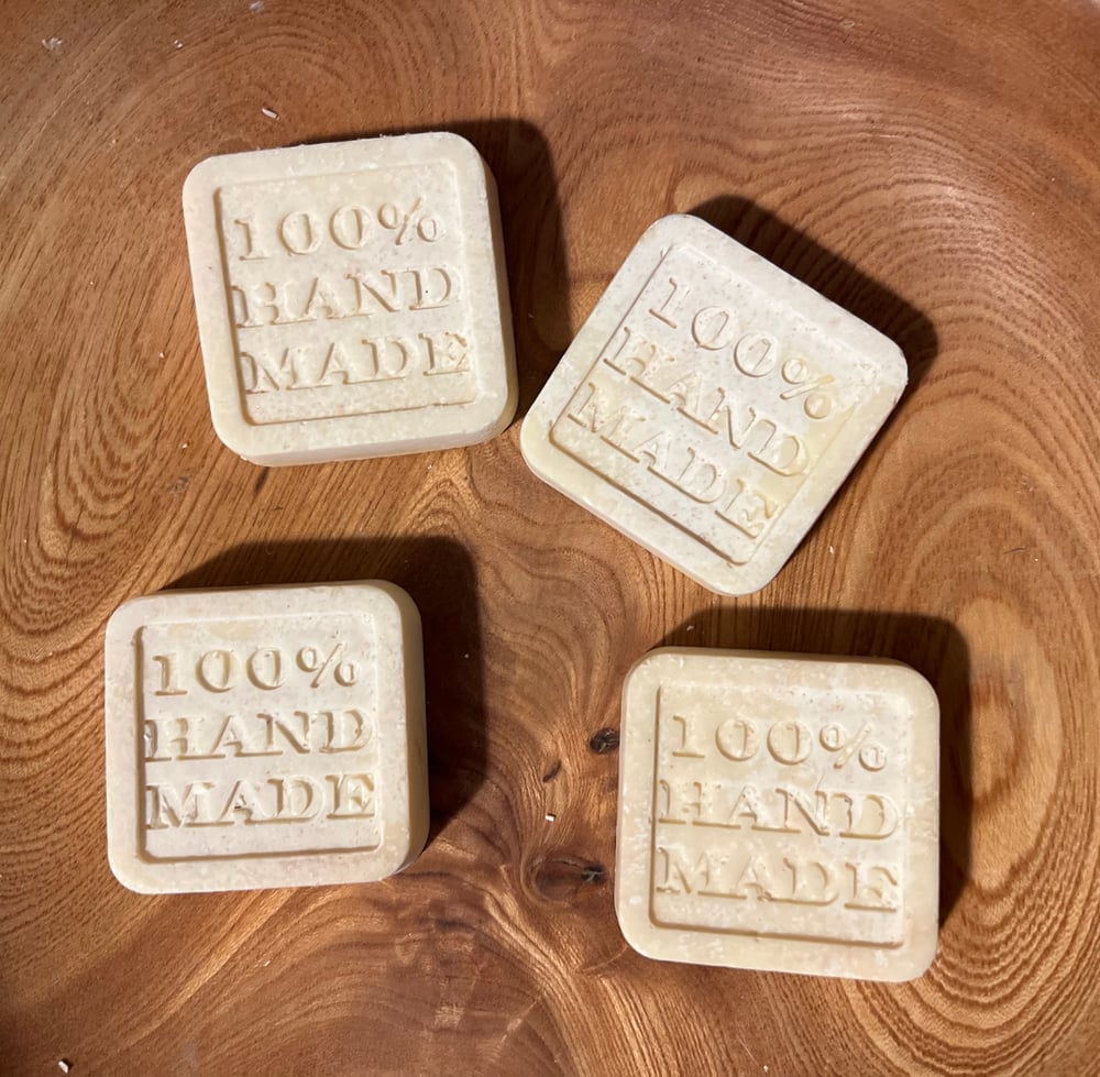 Image of 100% HAND MADE raw goat milk soaps