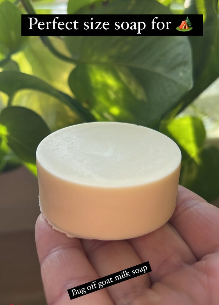 Image of Bug Off Travel Raw Goat Milk Soap