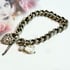 Vintage sterling silver heavy curb link bracelet  Image 2